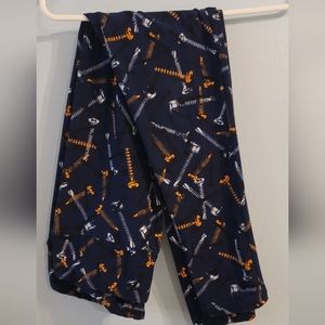 LuLaRoe stretchy Leggings pants Tall & Curvy screws and nails Construction Build